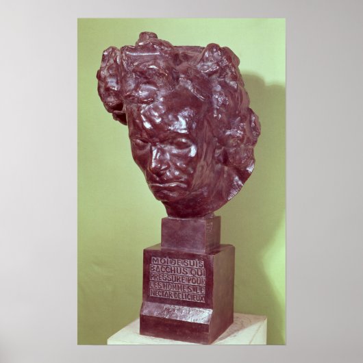 ポートレートバストのルートヴィヒ・ヴァン・ベートーベン1901 ポスター (正面)