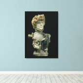 ポートレートバスト・オブ・サラ・ベルンハルト（1844年～1923年）フランス キャンバスプリント (インサイチュ (ウッドフロア))