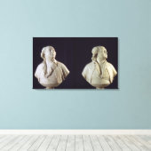 ポートレートバスト・オブ・ジュゼッペ・バルサモ(1743-95)、コール キャンバスプリント (インサイチュ (ウッドフロア))