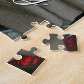 ポートレートパーソナライズされたザファミリーフォト ジグソーパズル (側面)