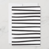 ポートレートパーソナライズされた男性の卒業招待状 招待状 (裏面)