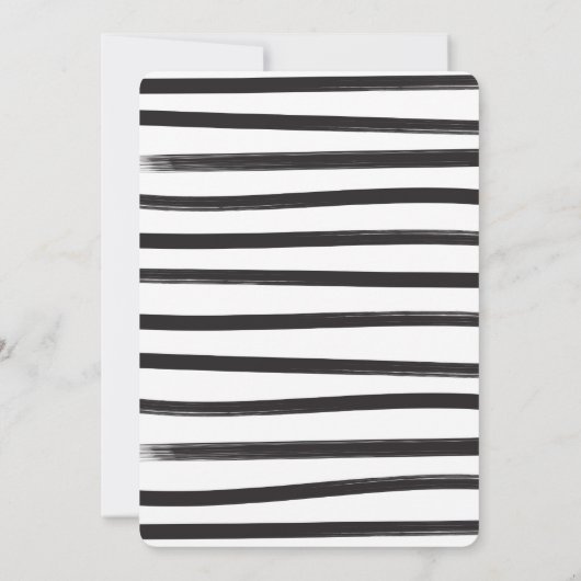 ポートレートパーソナライズされた男性の卒業招待状 招待状 (裏面)