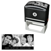 ポートレートフォト差出人住所 セルフインキングスタンプ (インサイチュ)