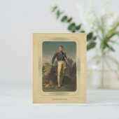 ポートレートフランスのド・ラファイエット将軍 ポストカード (スタンド正面)