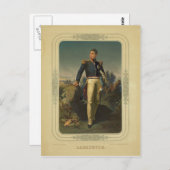 ポートレートフランスのド・ラファイエット将軍 ポストカード (正面/裏面)
