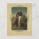 ポートレートフランスのド・ラファイエット将軍 ポストカード (正面)