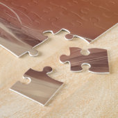 ポートレートブロンドブルーアイドヤングウーマン ジグソーパズル (側面)