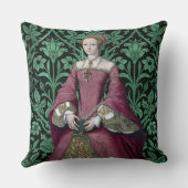 ポートレートプリンセスエリザベス・チューダー女王 クッション (裏面)