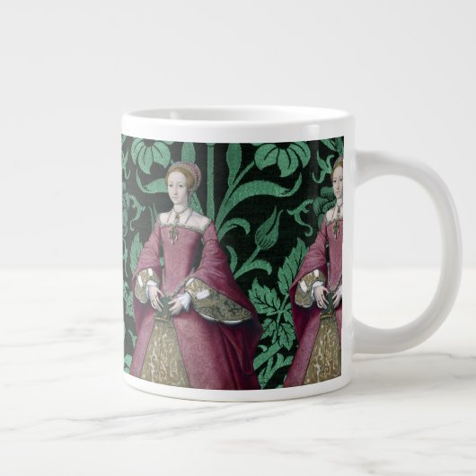 ポートレートプリンセスエリザベス・チューダー女王 ジャンボコーヒーマグカップ (右)