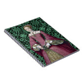 ポートレートプリンセスエリザベス・チューダー女王 ノートブック (右側)