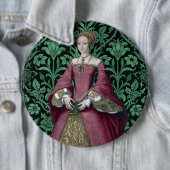 ポートレートプリンセスエリザベス・チューダー女王 缶バッジ (インサイチュ)