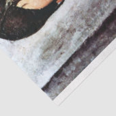 ポートレートホワイトカラー、モディリアーニ 薄葉紙 (詳細)