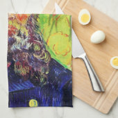ポートレートポストマンジョセフルーリンビンセントヴァンゴッホ キッチンタオル (四つ折り)