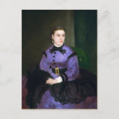 ポートレートマドモワゼルシコットオーギュストルノアール ポストカード (正面)