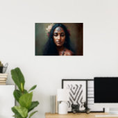 ポートレートミドゥラ ポスター (ホームオフィス)