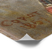 ポートレートヤングガール,ジャン – バプティスト – コローファインアート ポスター (角)