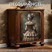 ポートレートレディのアンティーク時代 – デコページ – 薄葉紙