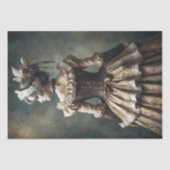 ポートレートレディのアンティーク時代 – デコページ – 薄葉紙 (正面)