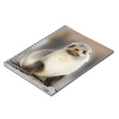 ポートレート上のシールポンプビーチ ノートブック (左側)