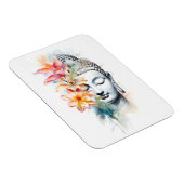 ポートレート仏木炭の水彩画ポスター マグネット (右側)