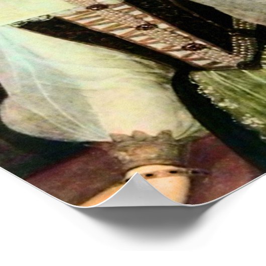 ポートレート伯爵エリザベスバオリー ポスター (角)