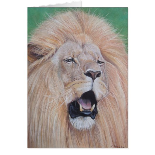 ポートレート写真の轟音ライオン大きな猫野生動物 (正面)