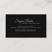 ポートレート写真家名刺 名刺 (裏面)