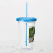 ポートレート写真:シベリアの虎 アクリルタンブラー (右)