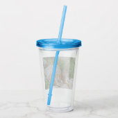 ポートレート写真:シベリアの虎 アクリルタンブラー (裏面)