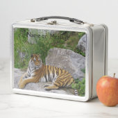 ポートレート写真:シベリアの虎 メタルランチボックス (インサイチュ)