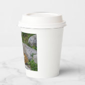 ポートレート写真:シベリアの虎 紙コップ (左)