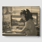 ポートレート写真：80代の女性向けゲストブック ゲストブック (裏面)