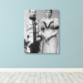 ポートレート写真:Tsar Nicholas II (1868年~1918年) キャンバスプリント (インサイチュ (ウッドフロア))