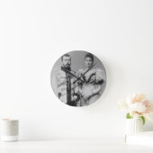 ポートレート写真:Tsar Nicholas II (1868年~1918年) ラウンド壁時計 (ホーム)