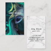 ポートレート女性女子撮影名刺 名刺 (正面/裏面)