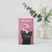 ポートレート女性女子撮影名刺 名刺 (スタンド正面)