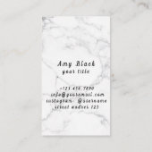 ポートレート女性女子撮影名刺 名刺 (裏面)