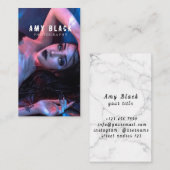 ポートレート女性女子撮影名刺 名刺 (正面/裏面)