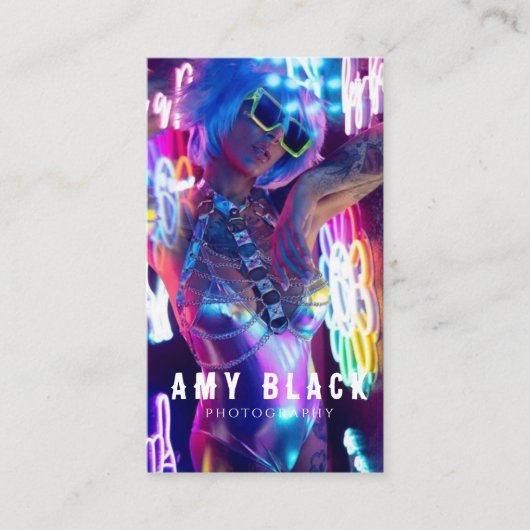 ポートレート女性女子撮影名刺 名刺 (正面)