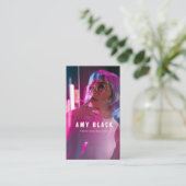 ポートレート女性女子撮影名刺 名刺 (スタンド正面)