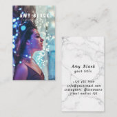 ポートレート女性女子撮影名刺 名刺 (正面/裏面)