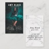 ポートレート女性女子撮影名刺 名刺 (正面/裏面)