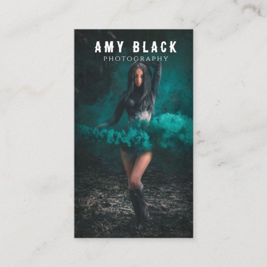 ポートレート女性女子撮影名刺 名刺 (正面)