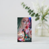 ポートレート女性女子撮影名刺 名刺 (スタンド正面)