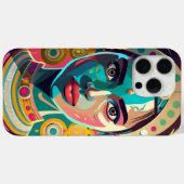 ポートレート女 Case-Mate iPhoneケース (裏面 (横))