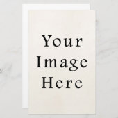 ポートレート文房具紙レパーソナライズされたタヘッド 便箋 (正面/裏面)