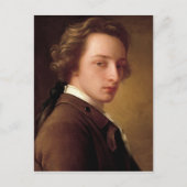 ポートレート未知人ファインアート ポストカード (正面)