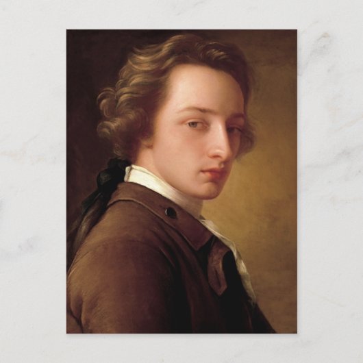 ポートレート未知人ファインアート ポストカード (正面)