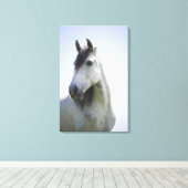 ポートレート白馬3 キャンバスプリント (インサイチュ (ウッドフロア))
