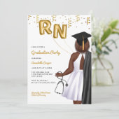 ポートレート看護学校卒業党 招待状 (スタンド正面)